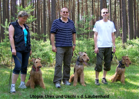 Utopia, Urex und Uschi v.d. Laubenhaid