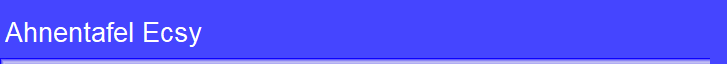 Ahnentafel Ecsy